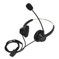 thumbnail image 1 of Office Headset, Binaural Customer Service Headset Noise Reduction Durable With Microphone For Call Centers, 1 of 8