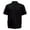 BLACK, variant on MAZEL UNIFORMS MENS ZIP UP WORK SHIRT