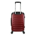 thumbnail image 2 of Swiss Tech 21" Hardside Carry-on Upright Luggage, Maroon, 2 of 9
