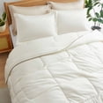 thumbnail image 4 of All Season Satin Down Alternative Comforter Set with Pillow Shams Twin Full Queen King, 4 of 10