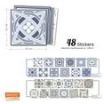 thumbnail image 5 of Walplus Peel and Stick Backsplash Iceberg Azulejo Victorian Mix Wall Tile Decals 48 Pcs 6" x 6", 5 of 5