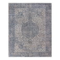 thumbnail image 2 of Unique Loom Chenille Jute Collection Area Rug - Amba (7' 10" x 10' Rectangle Blue/Ivory), 2 of 6