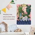 thumbnail image 4 of FORMRS Acrylic Clipboard with Low Profile Clip Standard A4 Letter Size, 12.5" x 9", Floral Vase, 4 of 8