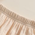 thumbnail image 6 of YWIYIUD Toddler Girl Clothes Baby Summer Outfit 3D Floral Flying Sleeve Ruffle Tank Tops Matching Cute Bow Shorts Outfits Set InfantClothing Set Baby Girl Clothes Gift Beige 18-24 Months, 6 of 8