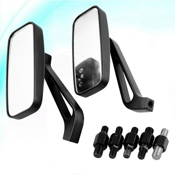 Worgeous Motorcycle Mirror Motorbike Accessories Black Car Rear View Mirrors