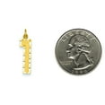 thumbnail image 2 of 14K Yellow Gold Large Number 1 Charm Pendant Jewelry, 2 of 5