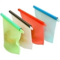 thumbnail image 1 of Reusable Sandwich and Snacks Bags - BPA and Plastic Free Freezer Bags, 1 of 4