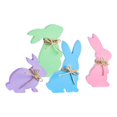 thumbnail image 4 of GUOOL Rabbit Forme Lapin de Pâques Ornements Fournitures de Fête de Vacances Bureau Rabbit Quatre, 4 of 9