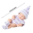 thumbnail image 3 of KOYPTL Lifelike Reborn Baby Dolls-9 Inch Sleeping Realistic Newborn Baby Dolls for Toddlers 1-3,Soft Cloth Body Doll with Accessories,Christmas Birthday Holiday Gift for Kids Boys Girls Aged 3 4 5+, 3 of 6