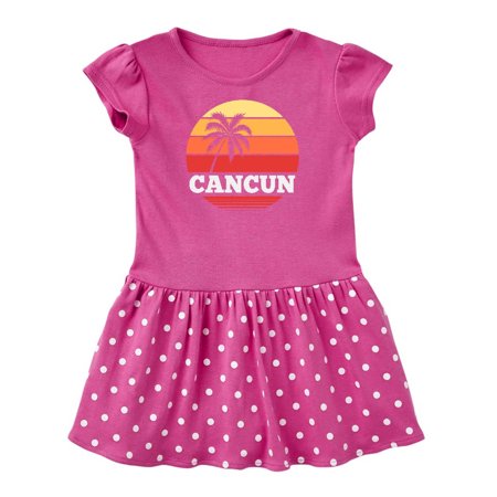 

Inktastic Cancun Mexico Vacation Trip Gift Baby Girl Dress