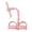 Pink, variant on 8-Strand Heavy Duty Abdominal Crunch Fitness Equipment - Pedal Ankle Puller with Handles for Abdomen, Waist, Arm, Leg Stretching