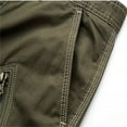 thumbnail image 2 of uikmnh Mens Shorts Men's Cargo Shorts Baggy Multi Pocket Five Quarter Mid Length Size:34, 2 of 7