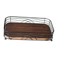 thumbnail image 3 of DOMELAY Desktop Storage Rack Wood Paper Towel Holder for Kitchen Countertop Bathroom, 3 of 9