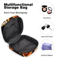 thumbnail image 4 of Bee Sanitary Napkin Bag Period Purse Small Travel Bag for Men Women Travel Makeup Pouch, 4.7x6.6x6.6 in, Plush Fabric Oxford Cloth Sponge Storage Case for Menstrual Hygiene Products, 4 of 6