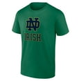thumbnail image 2 of Men's Green Notre Dame Fighting Irish Logo T-Shirt, 2 of 3