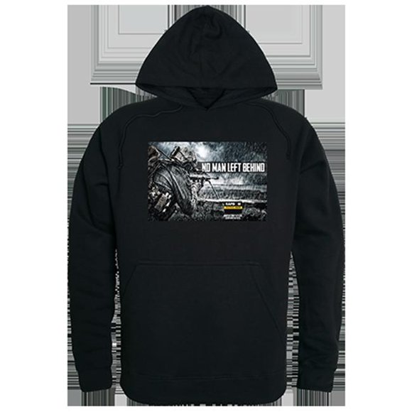 Rapid Dominance TS4-780-BLK-01 Chandail à Capuchon Graphique « No Men Left », Noir - Petit