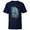 Navy, variant on Disney Wish Asha Starry Swirl Rosas Night and Movie Logo - Short Sleeve T-Shirt for Kids - Customized-White