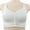 White, variant on Moona Bra for Senior Front Closure Breathable Bra for Seniors Wirefree Bras for Older Women