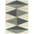 thumbnail image 2 of Balta  Levine Modern Geometric Shag Area Rug Navy 5'3" x 7' 5' x 8' Indoor, Shag Navy, Sage, Grey Rectangle, 2 of 5
