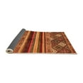 thumbnail image 2 of Ahgly Company Indoor Rectangle Abstract Orange Modern Area Rugs, 6' x 9', 2 of 4