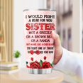 thumbnail image 3 of Tumbler 20 Oz With Lid And Straw, Soul Cups From Tumblers Sisters, Sister My Person, Sister Gifts, 3 of 6
