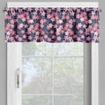 thumbnail image 2 of Ambesonne Navy and Blush Window Valance, Japanese Spring, 54" X 12", Dark Blue Coral Pink, 2 of 5