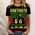 thumbnail image 1 of Simua T-Shirts d'Été pour Femmes Mode Imprimée Quatrième Juillet Tee-Shirts Décontractés Manches Courtes Col Rond Tee Tops, 1 of 5