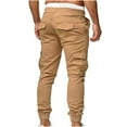 thumbnail image 6 of Elainilye Fashion Mens Athletic Pants Casual Skinny Cargo Pants Jogging Long Sports Pants, 6 of 6