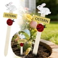 thumbnail image 1 of REK Easter Decor Easter Resin Rabbit Wooden Welcome Yard Sign For Festival Outdoor Garden Patio Yard, 1 of 6