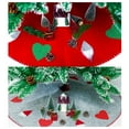 thumbnail image 4 of PBPBOX Holiday Christmas Tree Skirt in Grey with Embroidered Detail for Festive Display, 4 of 8