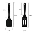 thumbnail image 2 of Bolonie Slant Design Non-Stick 8.1 in Silicone Kitchen Spatula (2 Count), 2 of 6