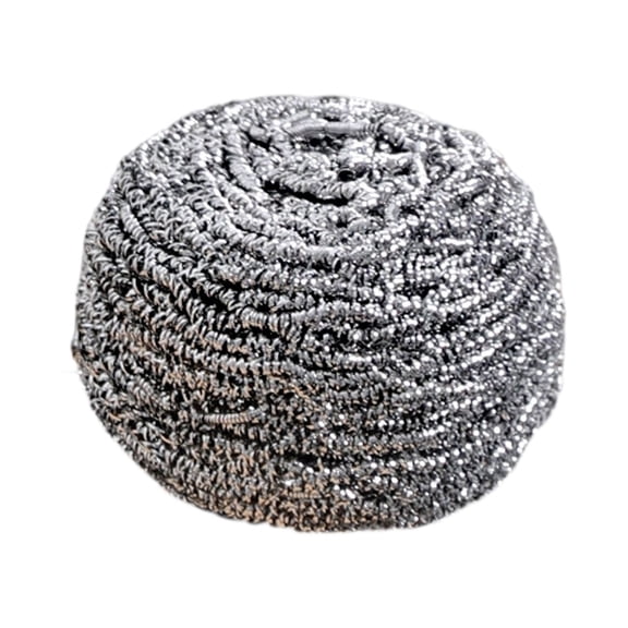olkpmnmk Metal Sponge,Stainless Steel Scrubber,Dish Cloths,Stainless Steel Scrubbing Pads,Scrubbers for Cleaning,Dish Brush with Handle,Steel Wool Scrubber,Metal Kitchen Scrubbing Sponges,1Pcs