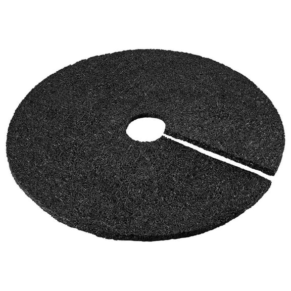 24" Rubber Mulch Tree Ring - 3 Pack (Black)