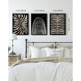 thumbnail image 4 of Drsoum Abstract Black and White Wall Art Leaf Print Artwork for Bathroom Kitch living room 11x14in3pcs Black Framed, 4 of 6