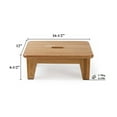 thumbnail image 2 of CONSDAN Step Stool for Bed, USA Grown Oak,Wooden Step Stool for Adults, One Step Stool for Seniors, 6.5" High, Non-Slip Mat, No Assembly Needed, Solid Wood, Natural Color, 2 of 7