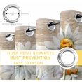 thumbnail image 6 of White Daisy Blackout Curtains for Bedroom/Living Room, Thermal Insulated Kitchen Curtains, Vintage Botanical Spring Floral Summer Grommet Darkening Window Treatment Drapes 27.5"x39"x2, 6 of 8