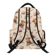 thumbnail image 3 of Yuyamidu Highland Cow Backpack for 2nd-3rd Grade Girls Ages 6-8 Cute Kids School Bag Lightweight Waterproof Multi Pocket Bookbag with Padded Adjustable Straps Back to School Gifts, 3 of 8