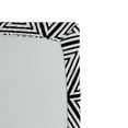thumbnail image 2 of Ambesonne Bohemian Fitted Sheet, Triangles Minimalist, Twin Size, Black White, 2 of 2