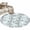Light Blue, variant on Round Area Rug 3 Ft, Natural Trees Branches Washable Non-Slip Circle Carpet for Living Room/Bedroom, Colored Birds Vintage Rustic Low-Profile Small Floor Mats Collection Rugs for Indoor