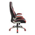 thumbnail image 4 of Chaise de Jeu Uplink en Simili Cuir Multicolore avec Accents Rouges, 4 of 12