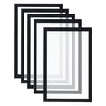 thumbnail image 1 of Soporte Magnético Uxcell para Carteles 8.5 x 11, 5 Pcs Marco de Exhibición Magnético A4 Marco de Imagen Magnético para Refrigerador, Negro, 1 of 7