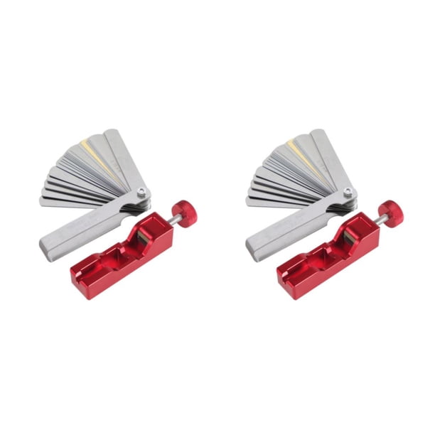 Riwesomey Herramienta portátil Spark Gap Operación simple Universal Kit de herramientas de brecha de enchufe universal, amplio kit de enchufe Rojo 2piezas
