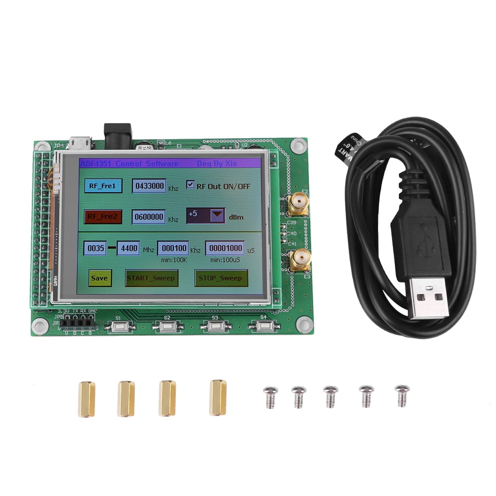 LYUMO RF Sweep Signal Source Generator Board 35M to 4.4G + STM32 TFT