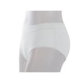 thumbnail image 2 of Women's Mid Waist Stretch Cotton Soft Underwear Bikini Briefs Panties, White, X-Small, 2 of 6