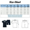 thumbnail image 3 of outfmvch t shirts for men male casual pocket two piece suit zipper collar suit drawstring pocket short set womens tops grey, 3 of 4