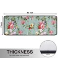thumbnail image 5 of Kitchen Rugs Sets Of 2,Pioneer Flower Floral Print Pattern Anti Fatigue Kitchen Mat Rugs Non Slip Washable,Decorative Kitchen Floor Mats for Kitchen,Sink,Laundry,17"x47"+17"x47", 5 of 5