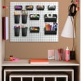 thumbnail image 3 of G.Core 12-Pack Pegboard Bins & Cups with Hooks, Plastic Peg Board Accessories for Organizing Tools, 3 of 8