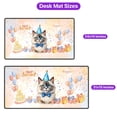 thumbnail image 5 of Watercolor Ragdoll Happy Birthday Celebration Balloons Gift Party Desk Mat Full Keyboard Mouse Pad Cat Lover Kitten Owner Gifts Idea Large Mousepad - 00028, 5 of 5