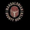 thumbnail image 2 of Men's Star Wars: The Mandalorian Helmet Stamp  Pull Over Hoodie Black Large, 2 of 4