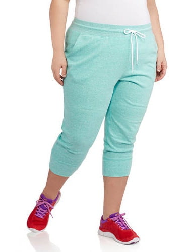 plus size cropped joggers